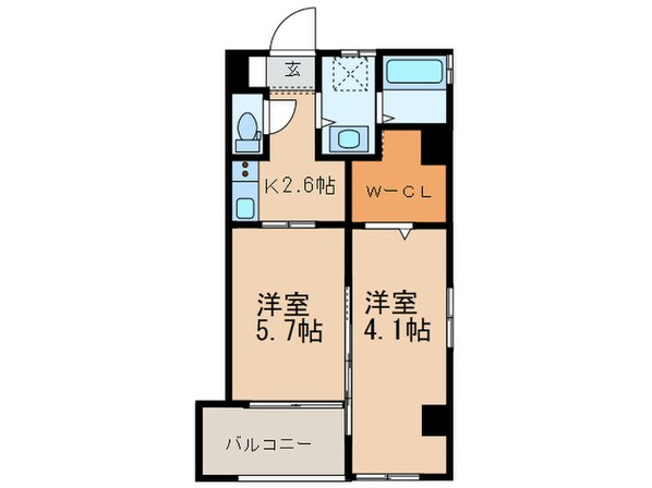 マーベラスハイムの物件間取画像